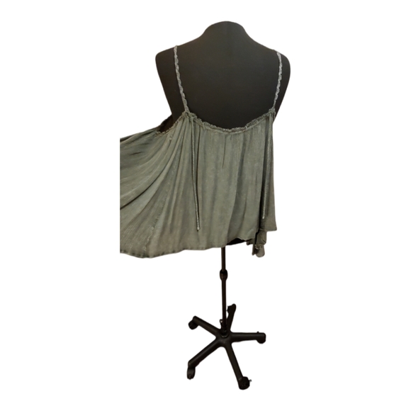 Hippie Vibe oversized summer Top.  No tag, rough, raw edges style. - Picture 5 of 10
